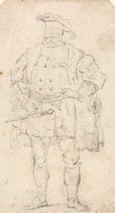 Étude de costume de Henry VIII - Thomas Girtin